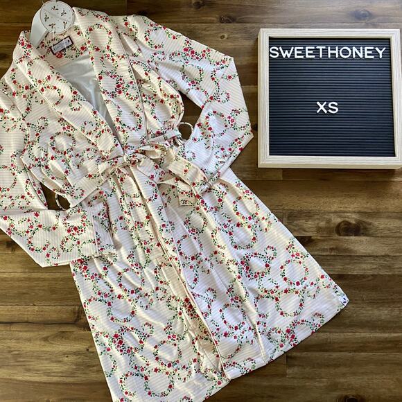 NWT SweetHoney Classic Lounge Robe - Prancer XS - Picture 1 of 5